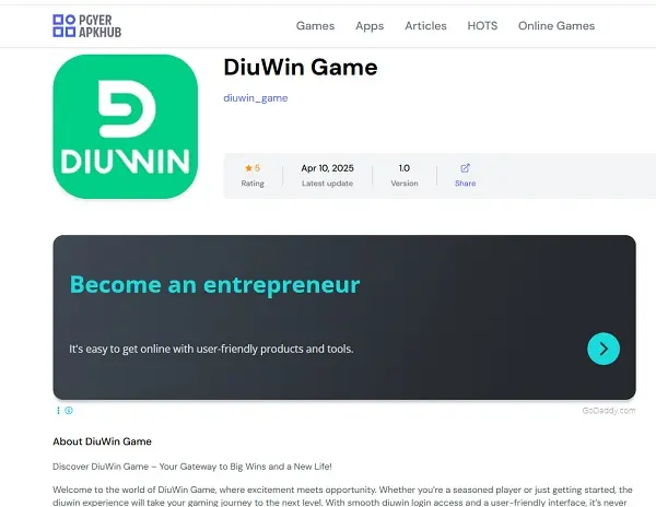 Secure Diuwin Download APK for Android and start playing color prediction games instantly.